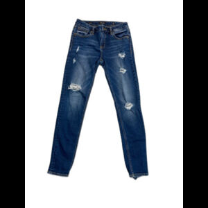 Miss Me distressed skinny jeans distressed frayed ankle Women's 27